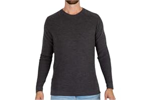 MERIWOOL Mens Knit Sweater - Merino Wool Sweater Men Long Sleeve Shirt