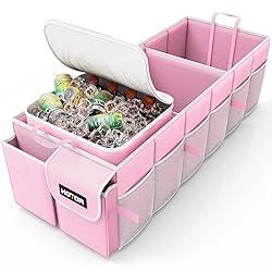 HOTOR Trunk Organizer, Sturdy Foldable with Cooler