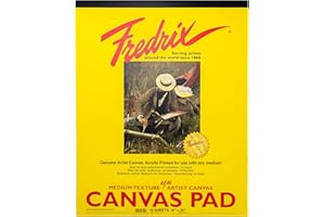 Fredrix Creative Series Canvas Pad, 16" x 20", White