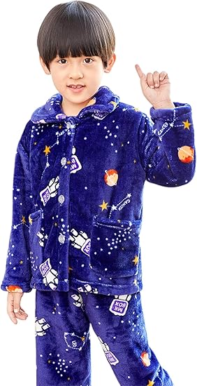 Amazon 女の子 フリース 子供 ルームウェア パジャマ キッズ 長袖 Tシャツ パンツ 上下セット あったか 秋冬 部屋着 ふわふわ ボア 寝巻き 90 140 パジャマ 通販