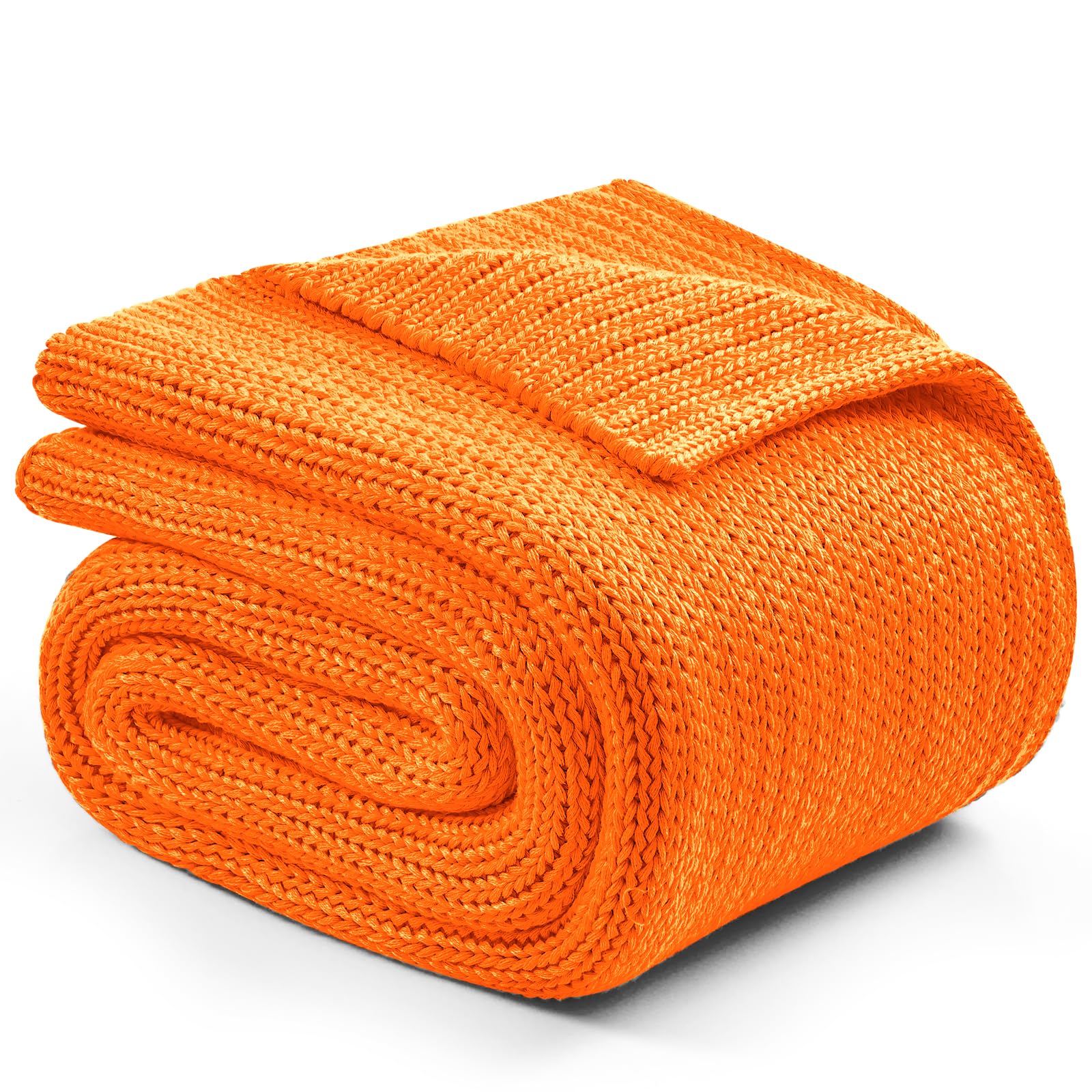 Photo 1 of L'AGRATY Knitted Weighted Blanket - 60"x80" 20lbs Cooling Chunky Knit Heavy Blanket for Adults Braided Crochet Throw Thick Cable Yarn Knit Decorative Blanket No Beads Evenly Weighted Machine Washable