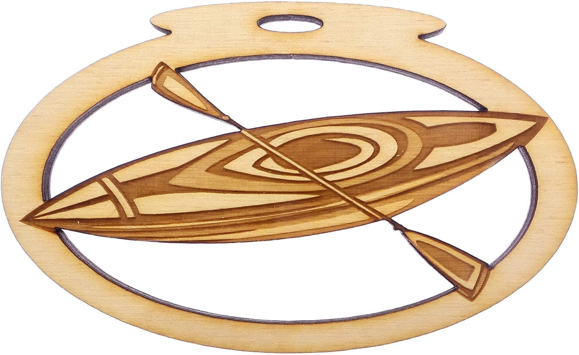 Personalized Kayak Christmas Ornament
