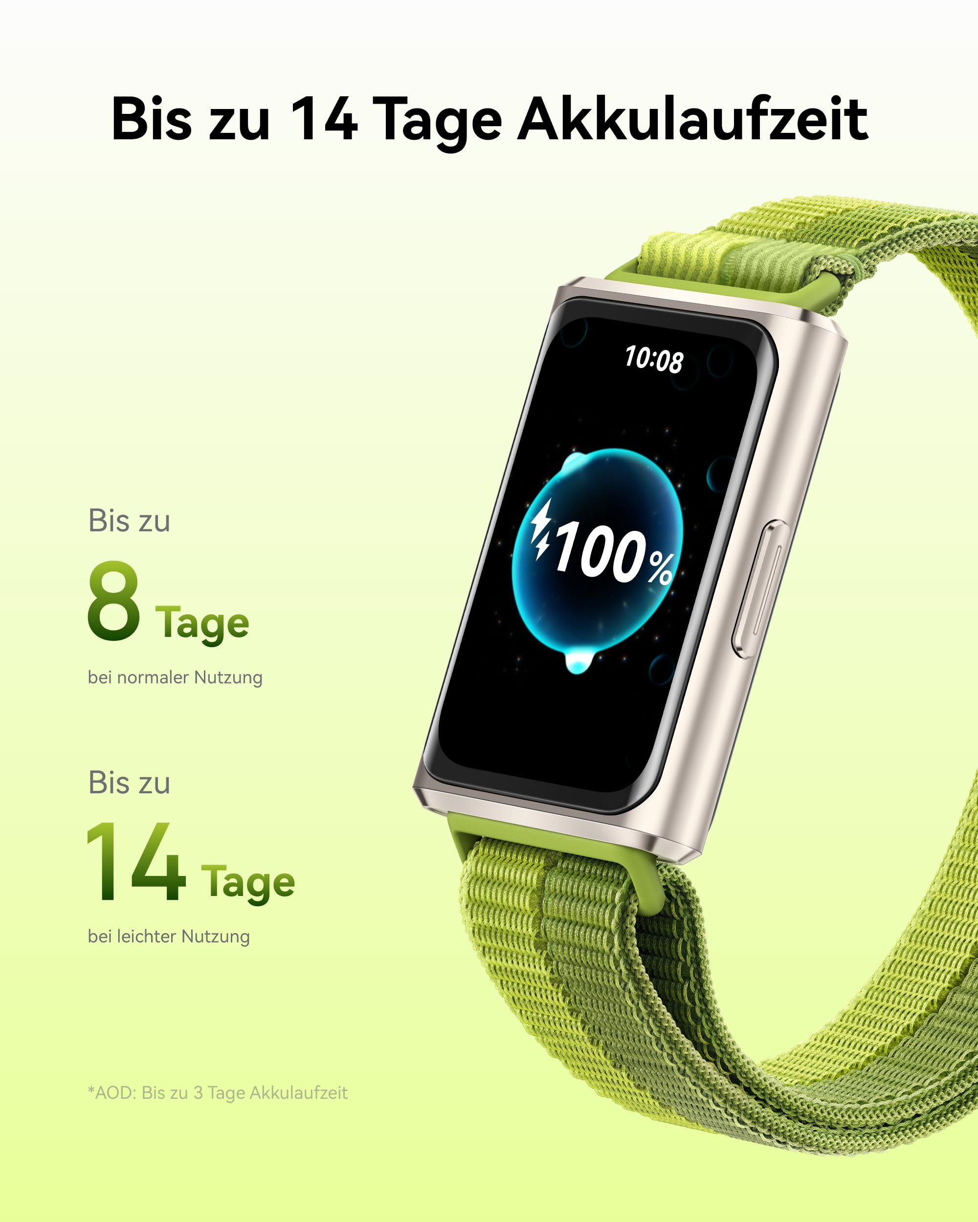 HUAWEI Band 11 Pro Smartwatch, Autonomes GPS Fitness Tracker, 1,62″ AMOLED 2000 Nits, Herzfrequenz- & Schlaftracking, SpO2, Wohlbefinden, Bluetooth, 5 ATM, Android & iOS, Legierungsgehäuse, Schwarz 10