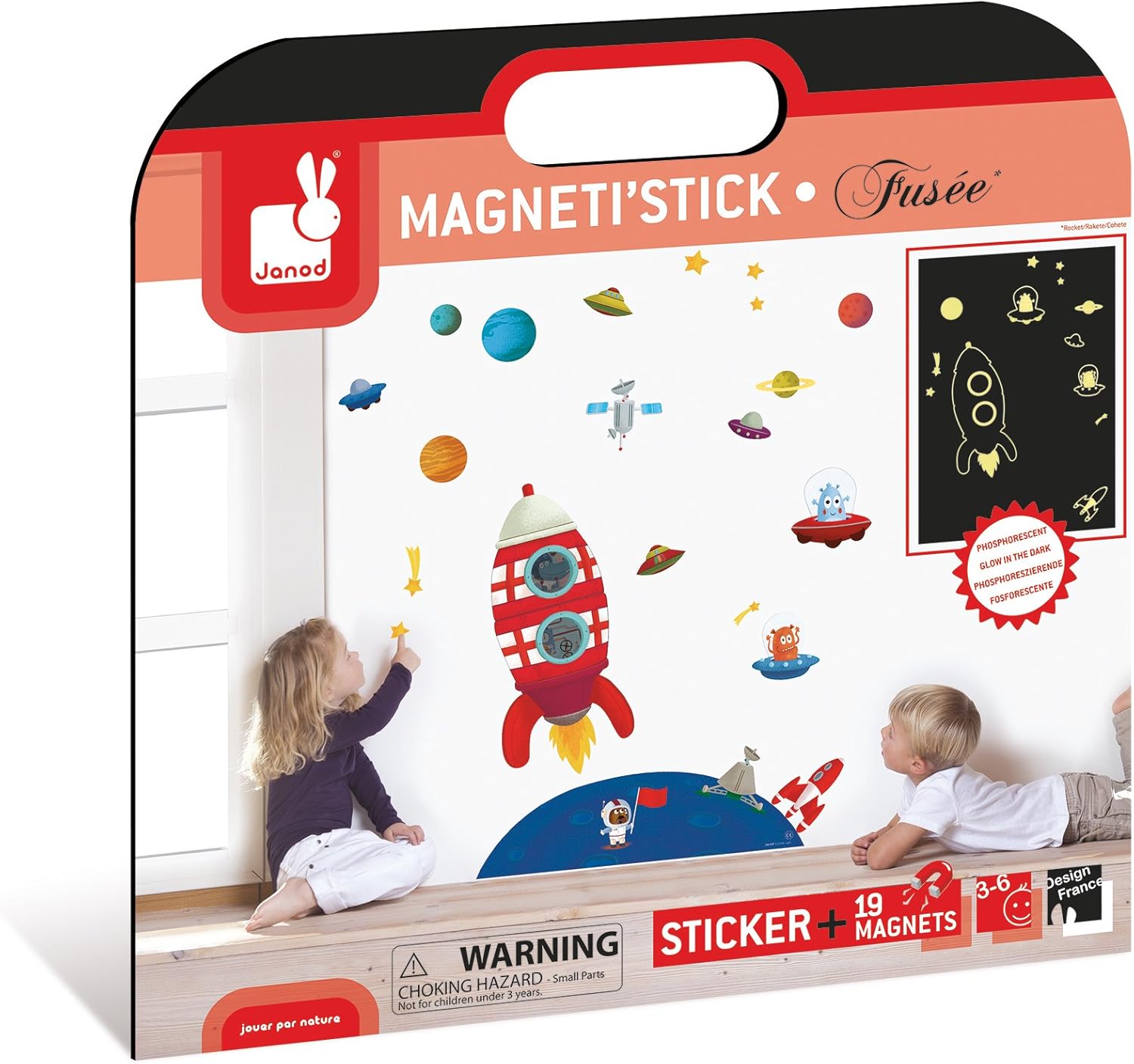 janod super rocket magnet kit