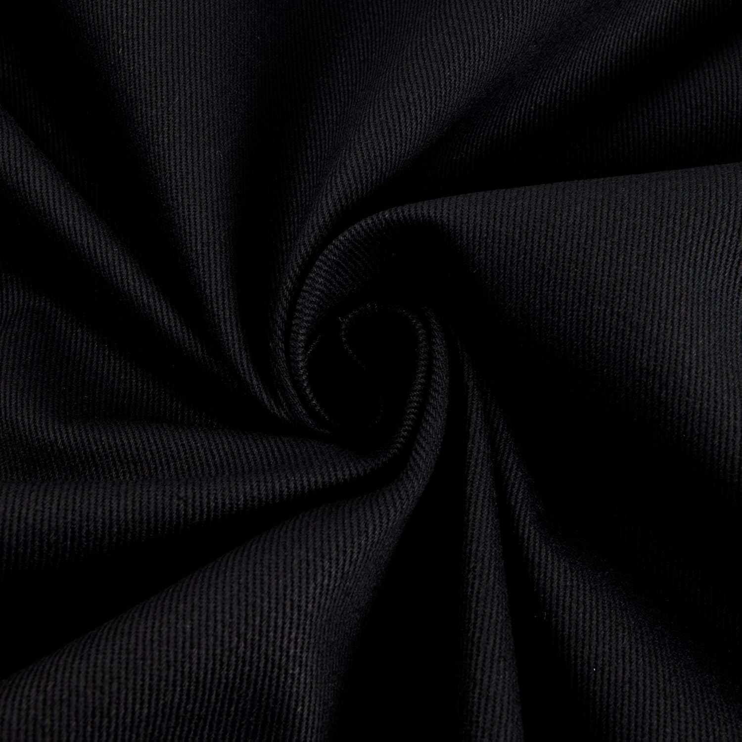 black denim material