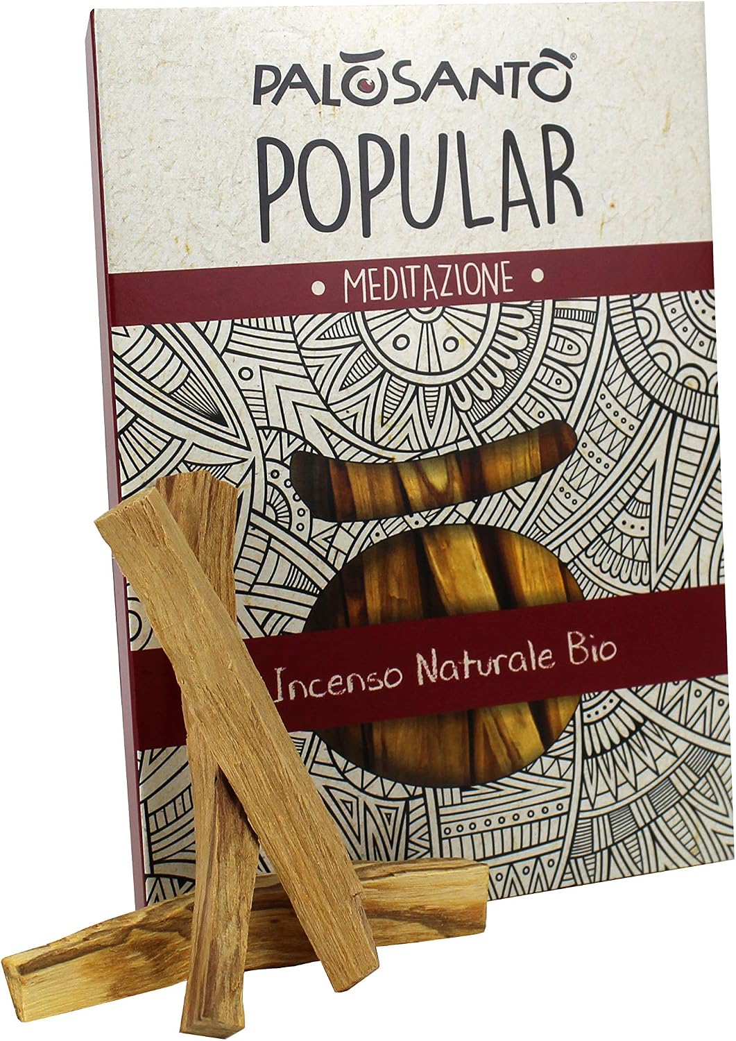 PALOSANTO, Palo Santo Sticks Popular Ayabaca from Peru, 13 Wood Sticks 10cm, Natural Incense for Stress Relief and Meditation