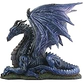 Midnight Dragon Figurine Display