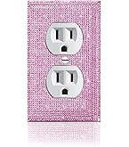 4 Pcs Rhinestones Wall Plate Light Switch Cover Decorative Bling Light Switch Outlet Covers For Home Decor