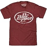 Tee Luv Men's Faded Dr Pepper Soda Logo Shirt