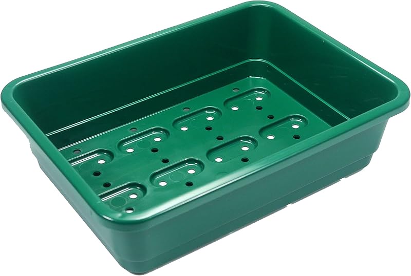 Britten & James Small Seed Tray Green Pack of 12 23x17cm Heavy Duty