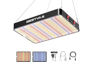 BESTVA 2024 Newest Upgrade 2000W Led Grow Light with High Yield Diodes Full Spectrum LED Grow Lights for Indoor Plants Greenhouse Veg Bloom Light Hydroponic Grow Lamp