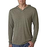 Next Level Apparel Men's Tri-Blend Rib Knit Hoodie