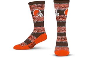 For Bare Feet NFL mens Rmc Multi Stripe Crew Sock Nfl