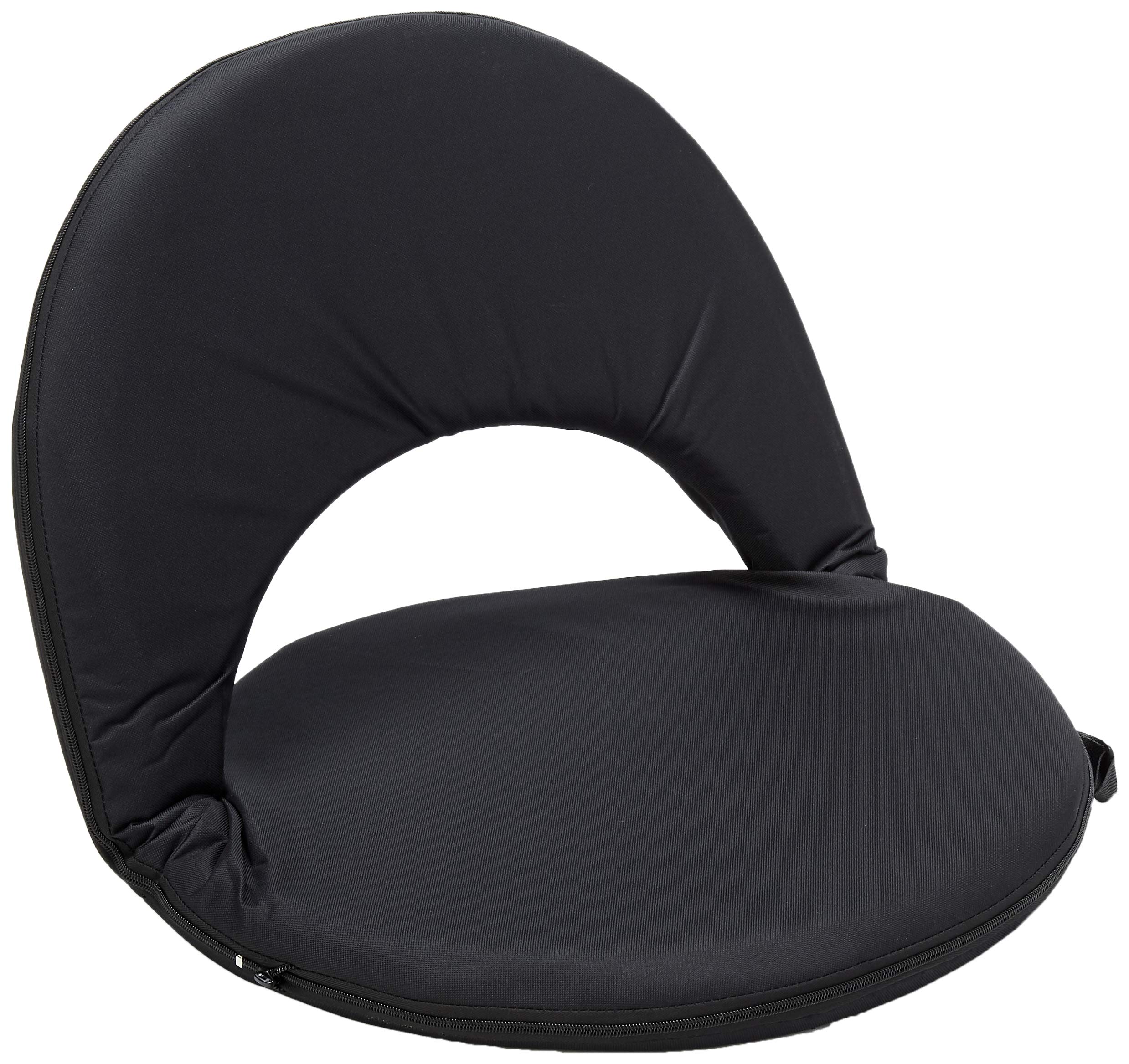 Trademark Innovations Portable Multiuse Adjustable Recliner Stadium Seat (Black)