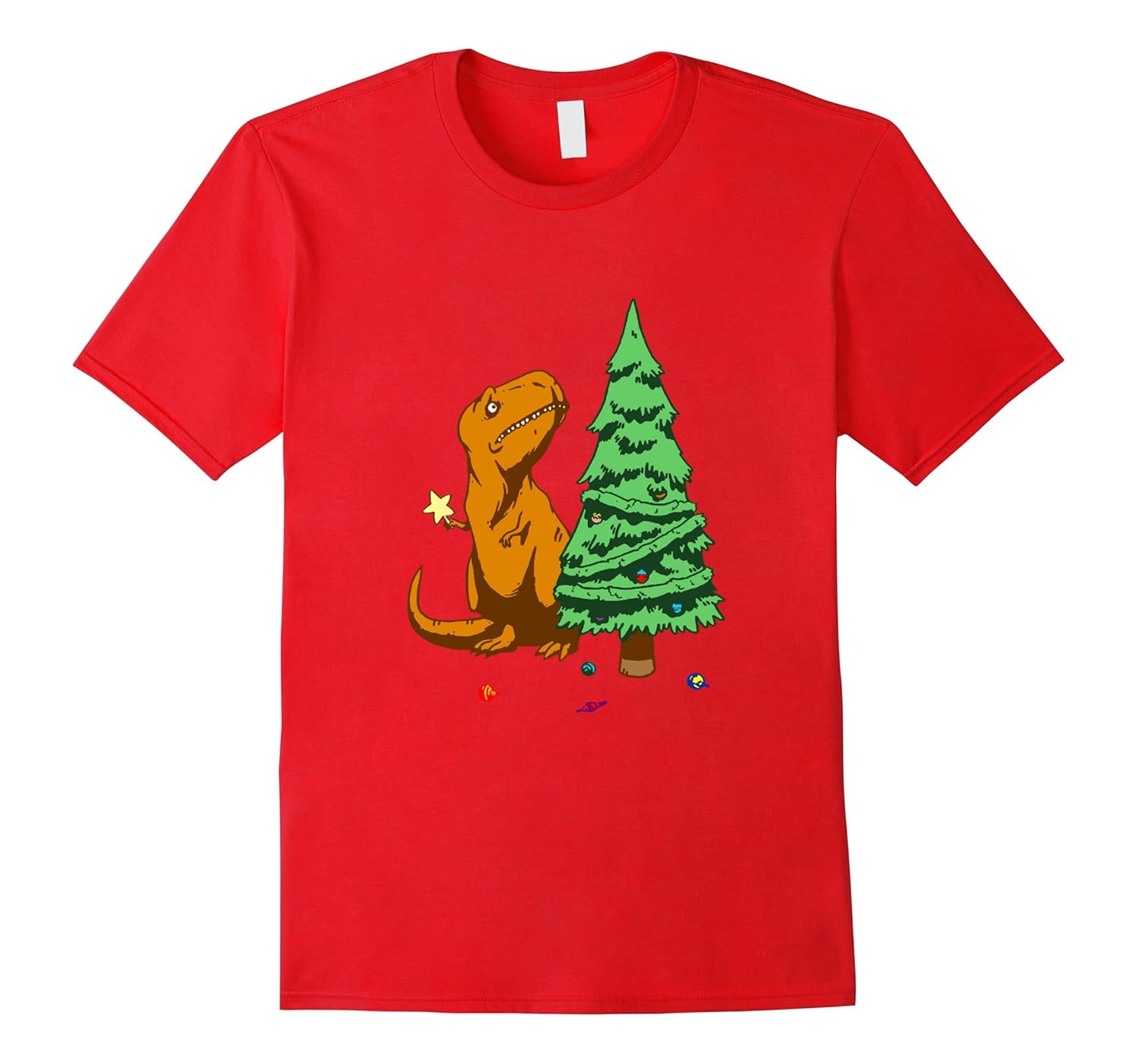 Dinosaur Christmas T-Shirt Pun Funny-ANZ