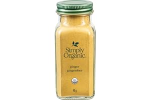 Simply Organic Ground Ginger Root, Certified Organic - 46g Glass Bottle - Zingiber officinale Roscoe