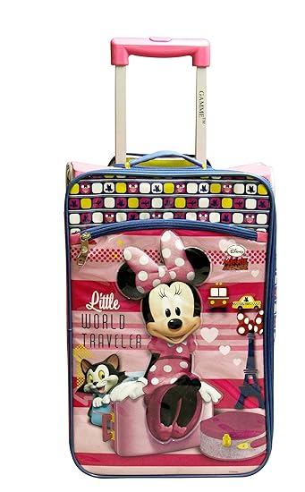 GAMME Gd16rgt008 Fabric 22 cms Pink Softsided Cabin Luggage (Minnie)