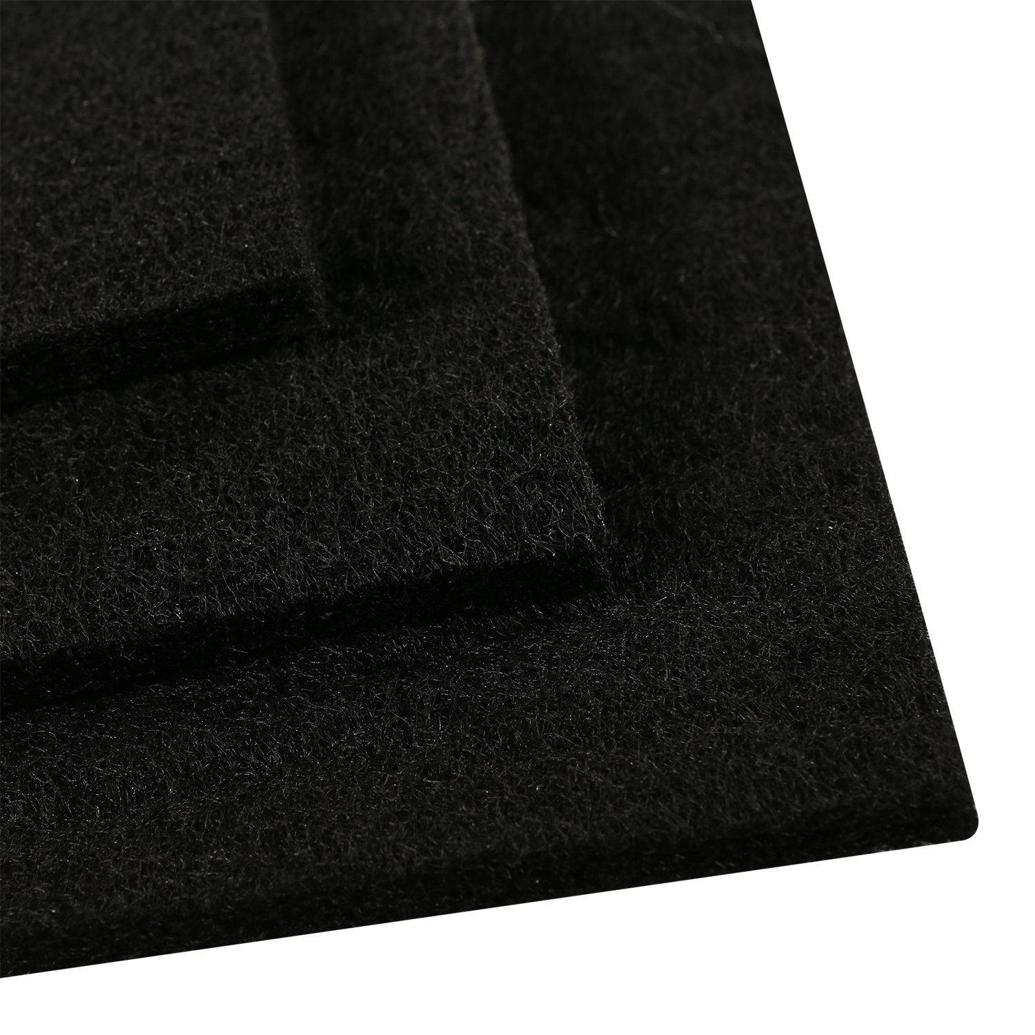 Resinta 6 Pieces Activated Carbon Filters Cat Litter Boxes Charcoal