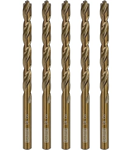 thumbnail image 2 of No-spin Shank Drill DEWALT DW1921 21/64-Inch Pilot Point Drill Bit - Gold Ferrous Oxide Coated Twist Bit Pilot Point Bit 2 of 13