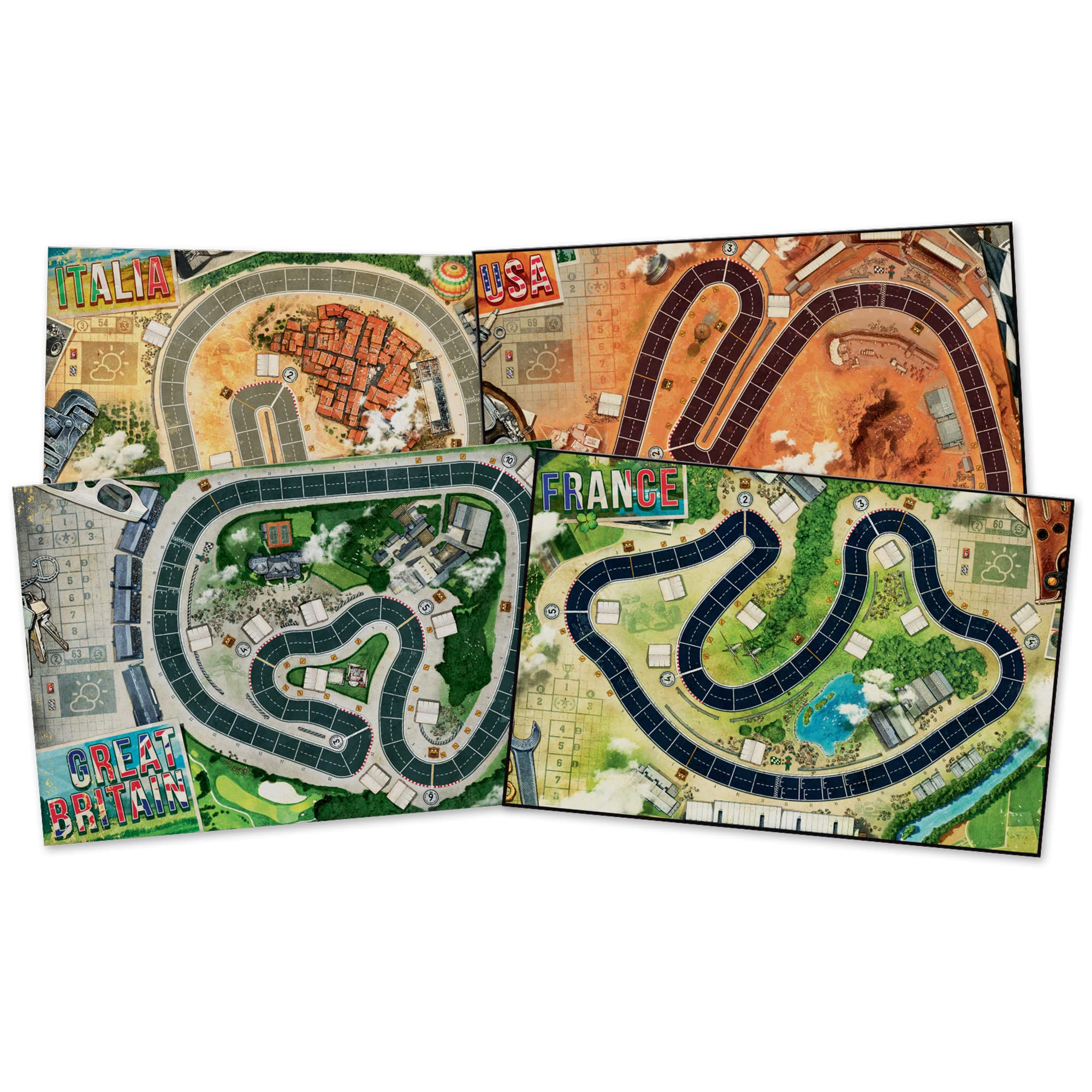 Asmodee HEAT: Pedal to the Metal Board Game - Intense Car Racing and Strategy Game, Fun Family Game for Kids and Adults, Ages 10+, 1-4 Players, 60 Minute Playtime