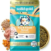 Solid Gold Small Breed Chicken Dry Dog Food, Grain Free, Small Bites 3.75LB | Toy Breed Dog Food &ndash; Grain Free, Gluten Free &amp; High Fiber Kibble w/Probiotics for Gut Health &ndash; NutrientBoost&trade; &ndash; For All Ages
