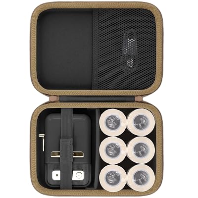 Baval Label Printer Case Compatible with NIIMBOT B21/B21 Pro/B1 Label Maker Thermal Label Printer and 2 inch Label Paper(Black Case)