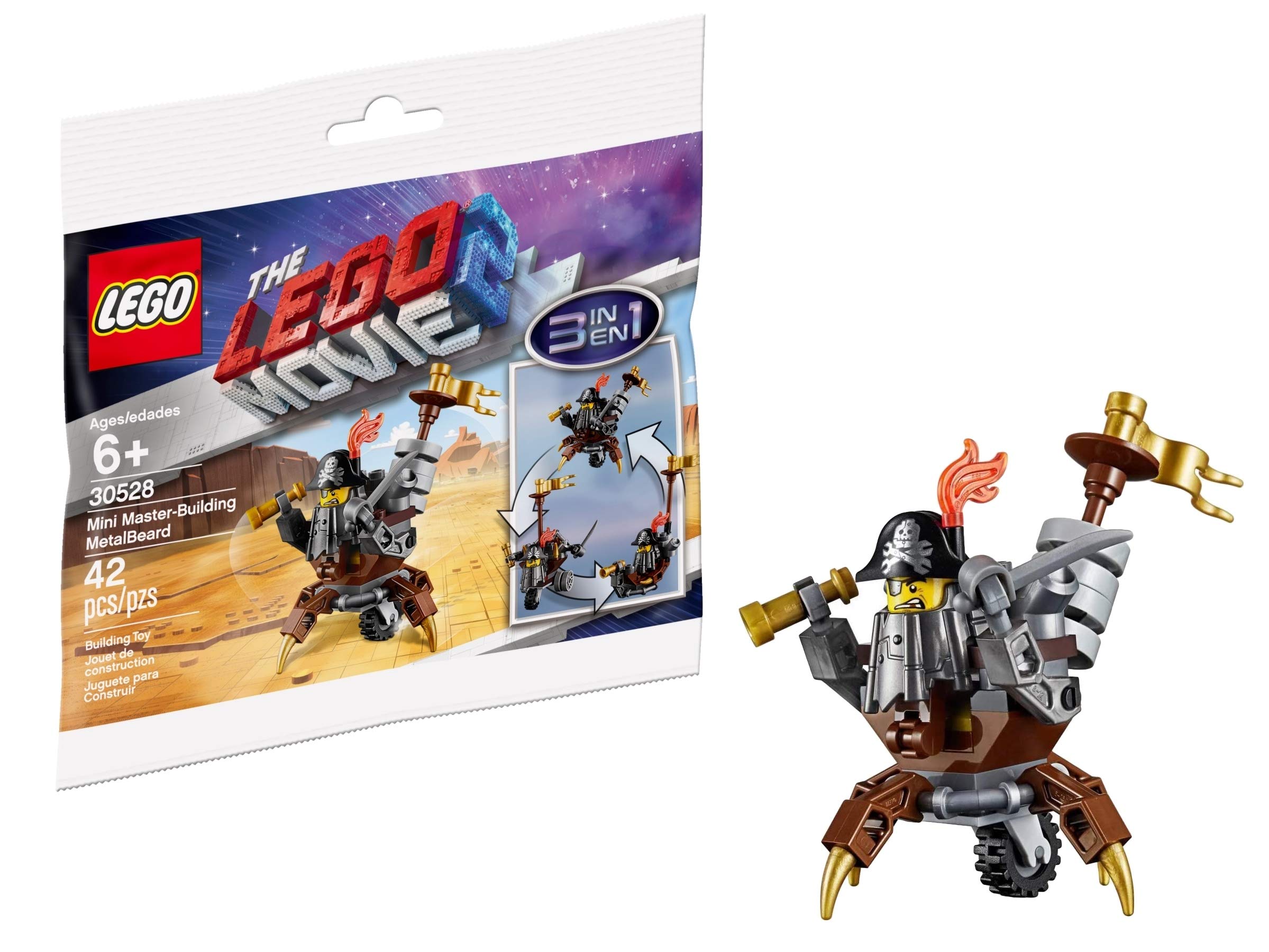 LEGO The Movie 2 Mini Master-Building MetalBeard Polybag Set 30528