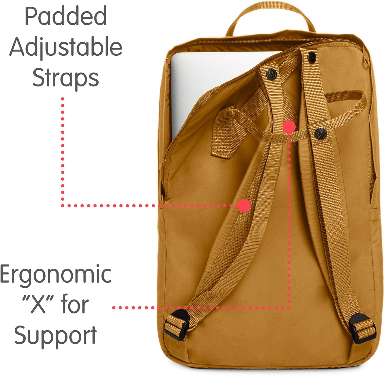 Fjallraven Kånken Laptop 17" Backpack - Brown, One Size - Image 5