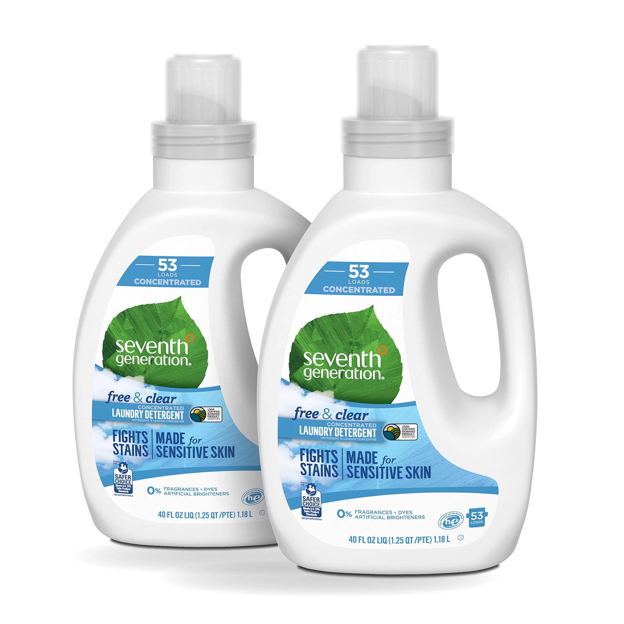 Seventh Generation Concentrated Laundry Detergent, Free Clear Unscented