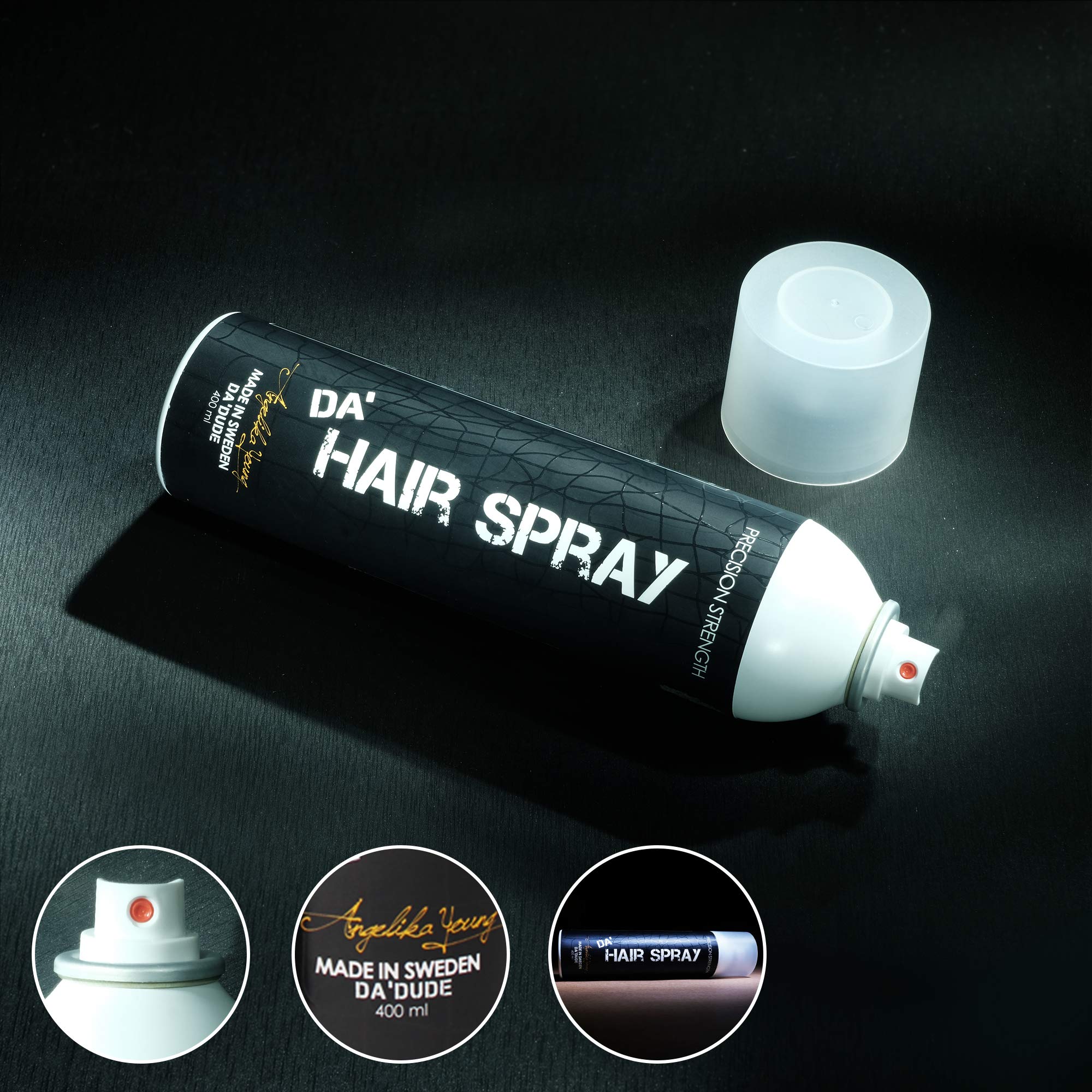Da'Dude Da' Hairspray BestHairsprayformen StrongHold Matte in Gift Box 400ml Buy Online in