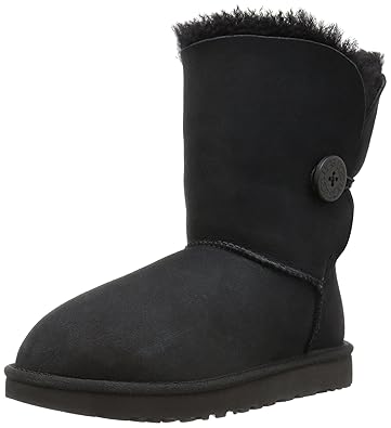 UGG Bailey Button Ii Blk Damen Schneestiefel, Schwarz (Schwarz), 39 EU (6.5 UK)