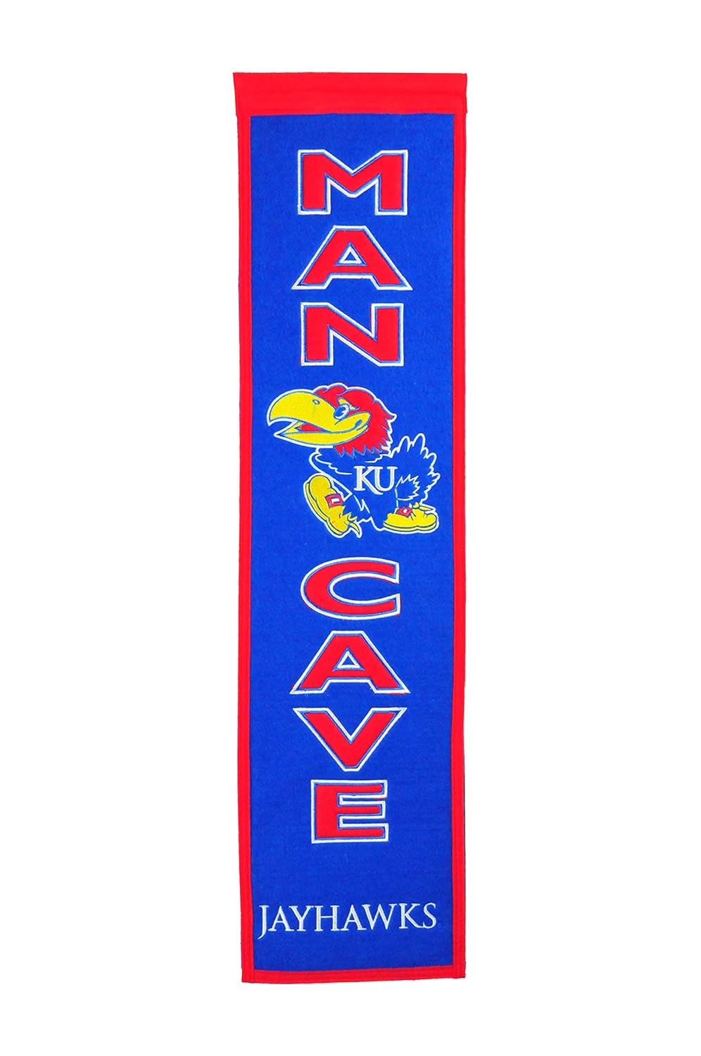 Winning Streak NCAA Kansas Jayhawks Man Cave Banner