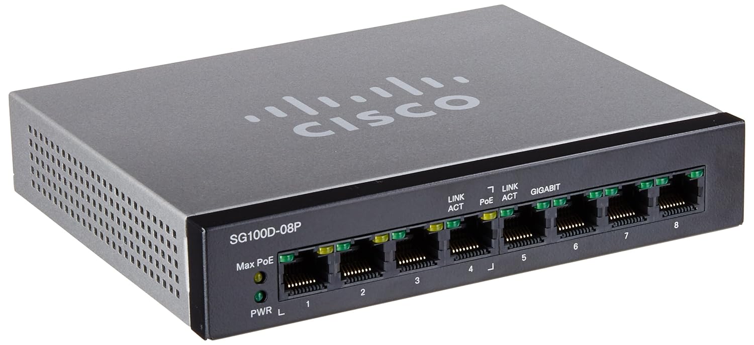 Cisco Systems 8Port Gigabit (SG100D08PNA) Buy Cisco Systems 8Port