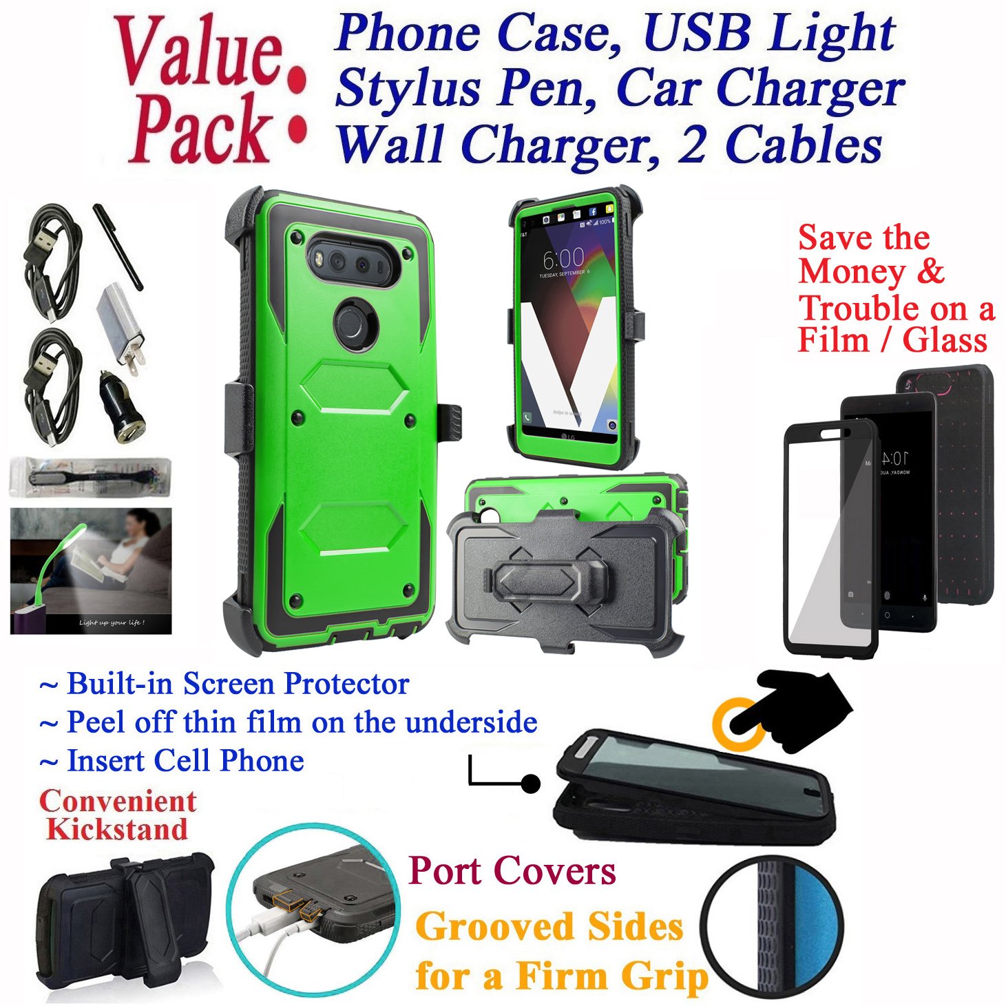 Best Lg V20 Case With Stand And Screen Protector