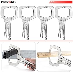 MAXPOWER 11-inch Locking C Clamp, Heavy Duty