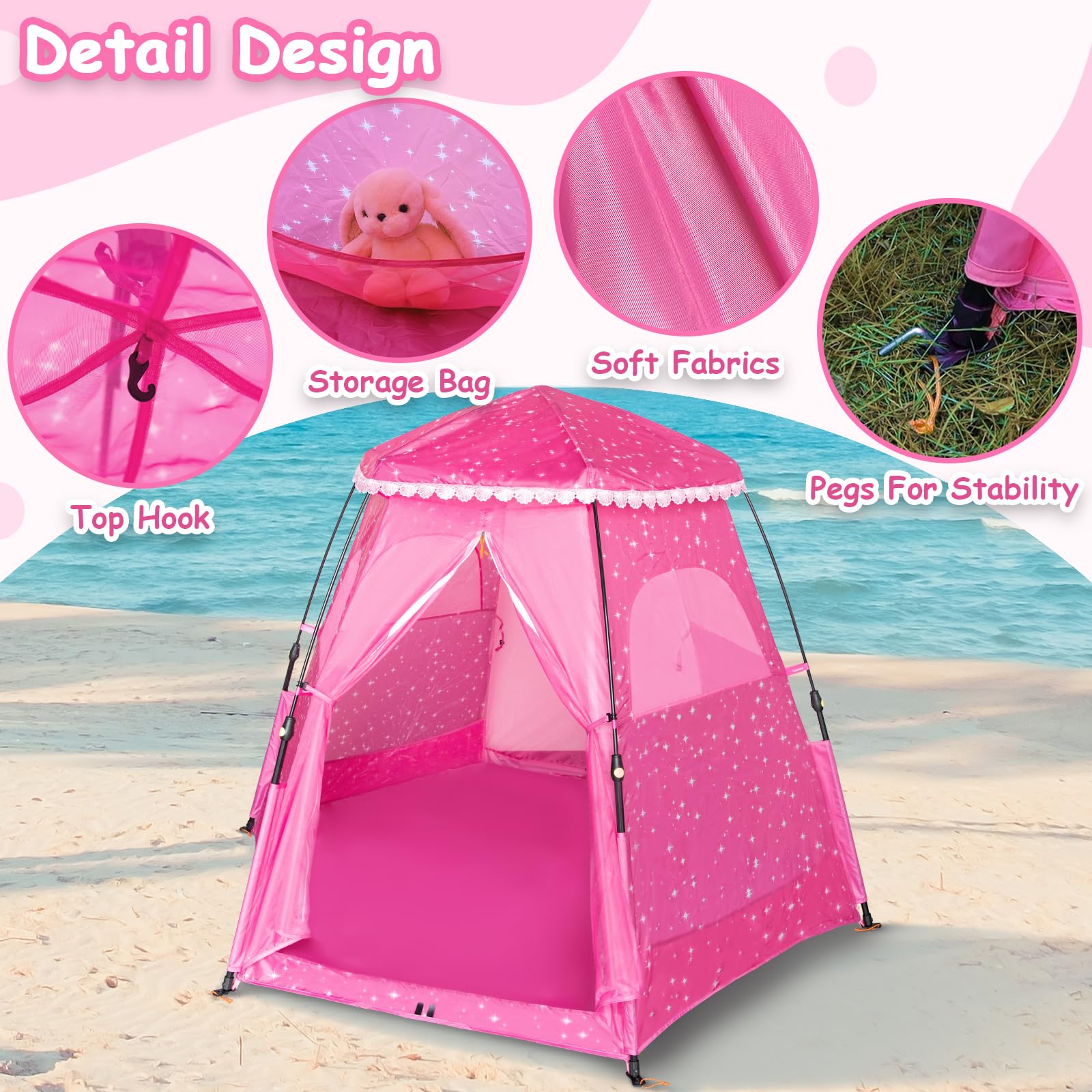Kids Pop-Up Play Tent: 78