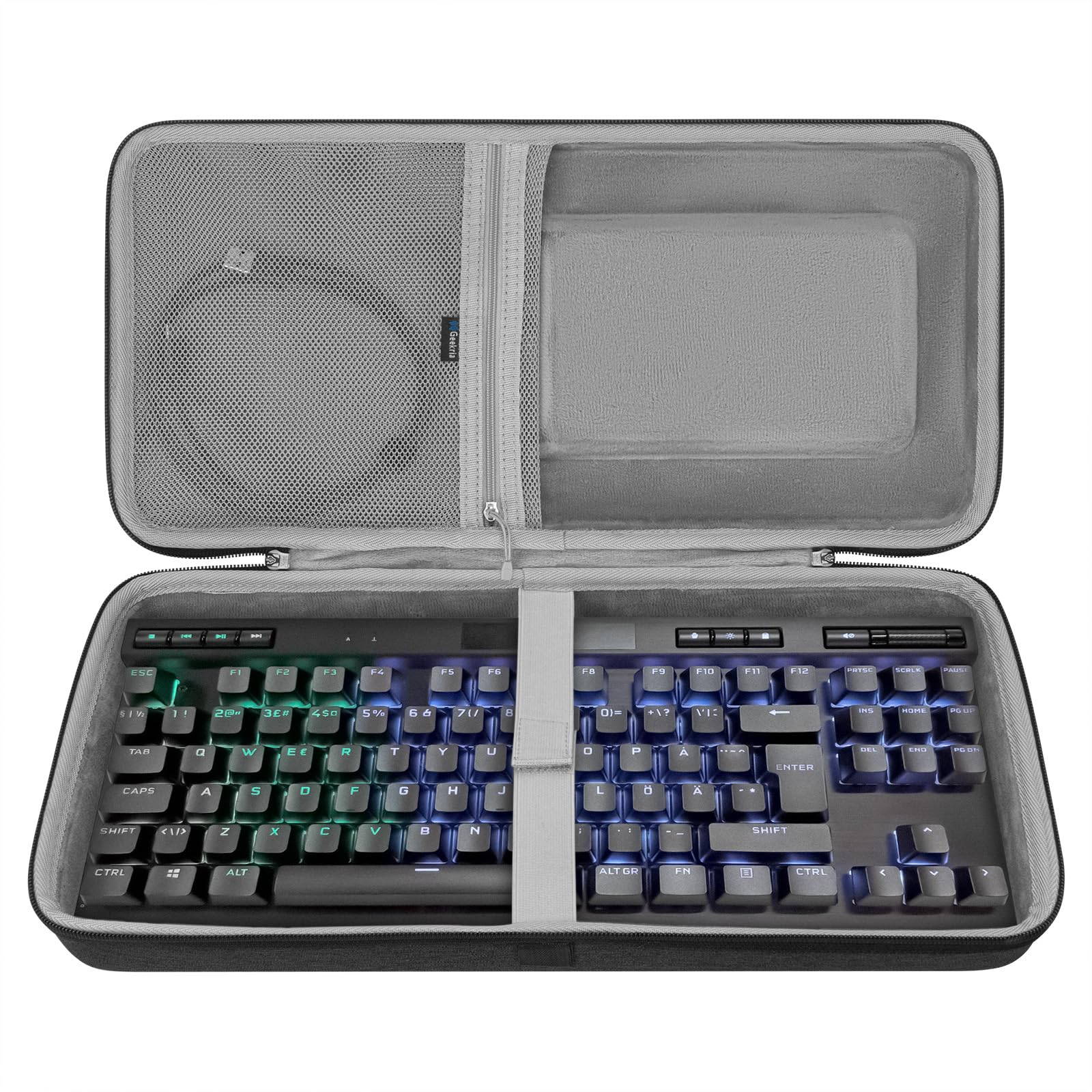 GEEKRIA TKL Keyboard Case, Hard Shell Travel
