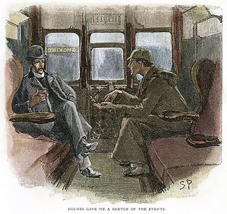 Amazon Doyle シャーロック ホームズ 12 Holmes Gave Me A Sketch Of The Eventsnsherlock Holmes And Doctor John Watsonイラスト ストランドマガジンより サー コナン ドイルズストーリー The Adve インテリア オンライン通販