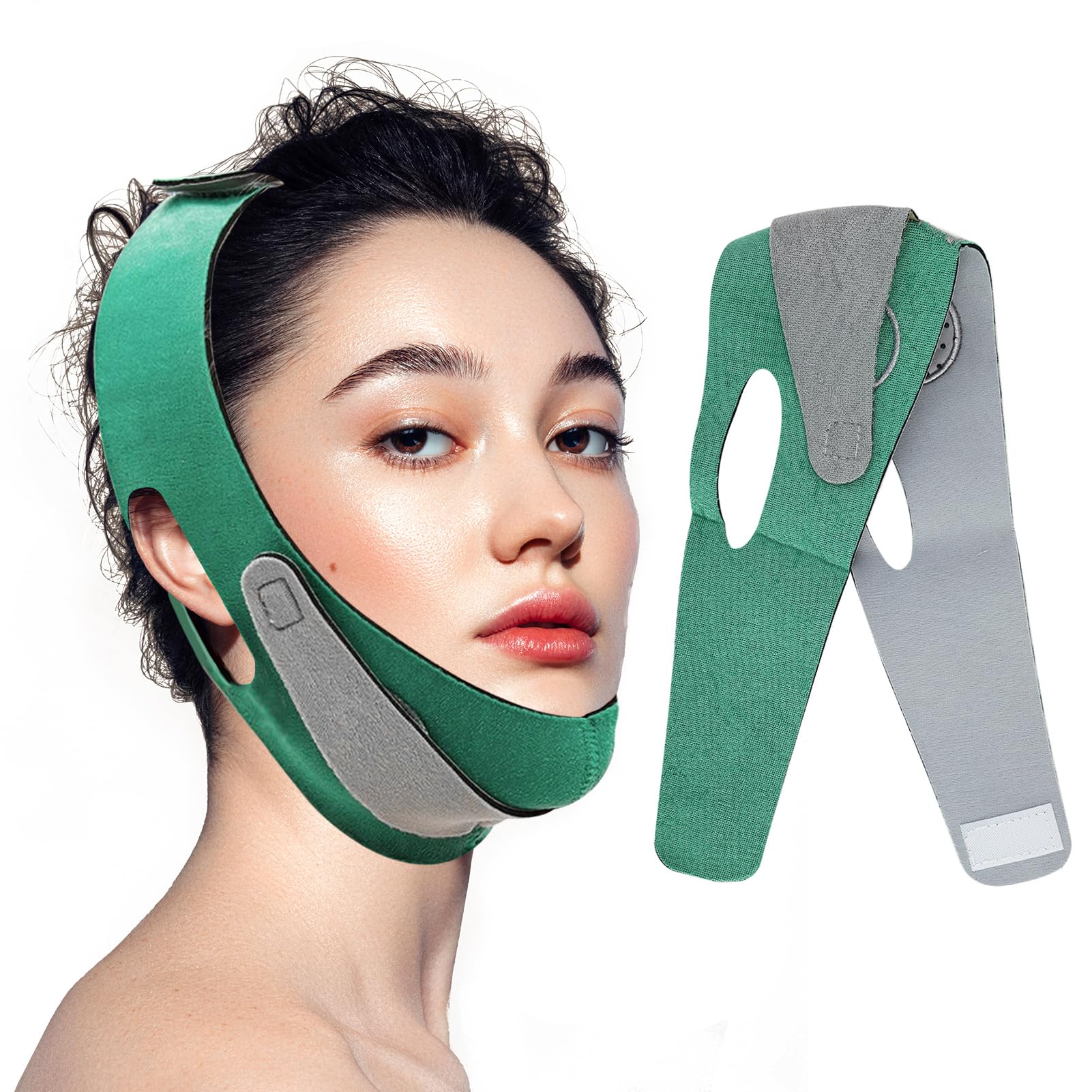 Face Lift Tape, Jawline Lifting Mask For Double Chin Face Tightening Preventing Sagging, Breathable Face Band, Non Surgical Face Sculpting Tool