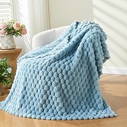 NEWCOSPLAY Super Soft Throw Blanket Blue Premium