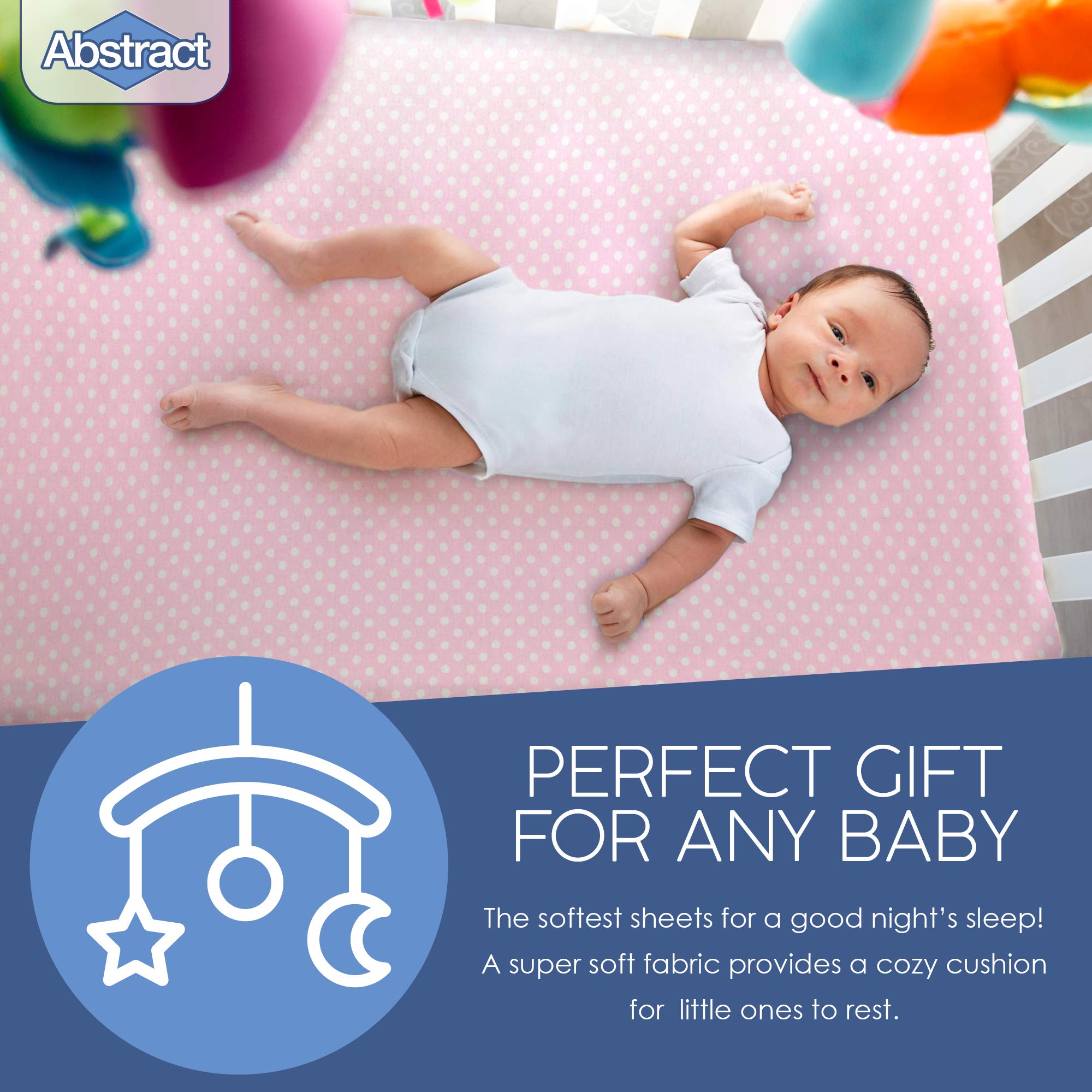 Ultra Soft Crib Sheets For Boys Girls Baby - Universal - Snug Fitted...