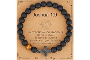 Gnamy Teen Boys Gifts Ideas- American Flag Cross Beads Bracelet Christmas Christian Religious Jewelry Gifts for Teenage Boys Teens Kids Son Grandson Brother Nephew