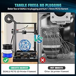 SUNLU 3D Printer Filament, Toughness PETG Filaments