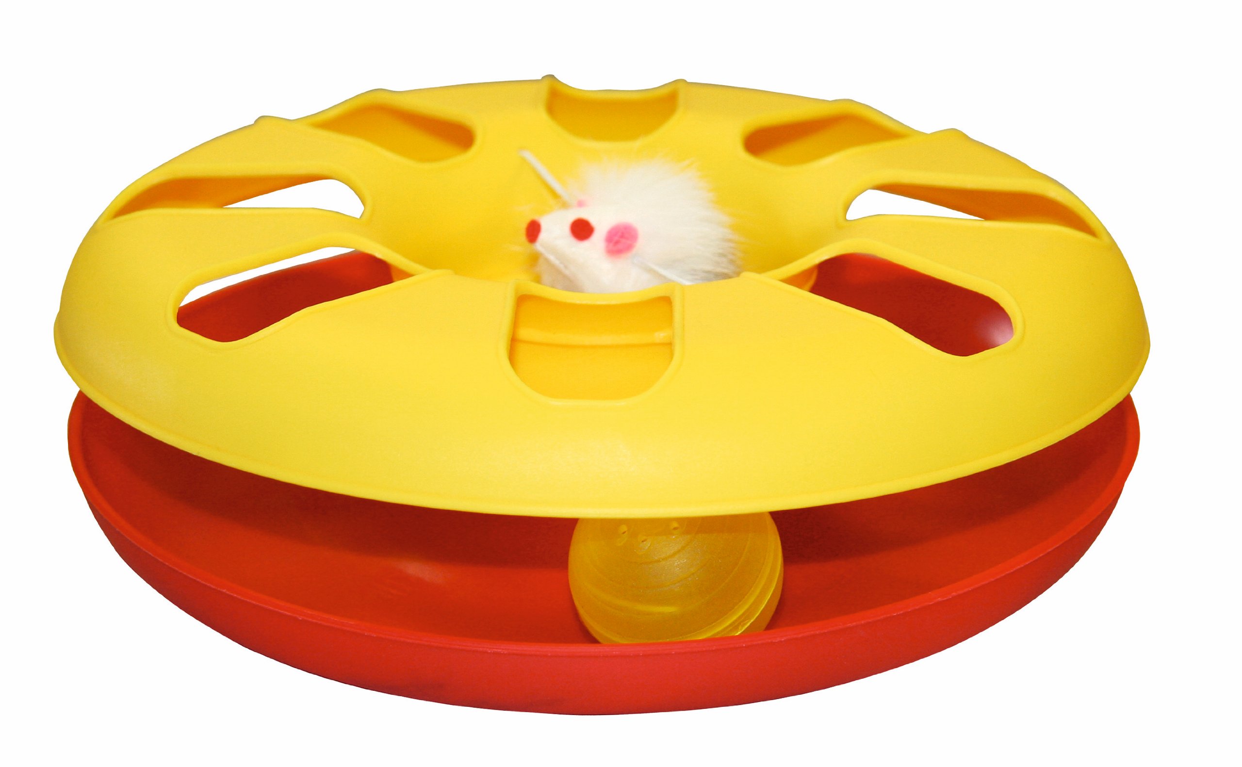 Kerbl Cat Toy Kitty Roundabout, 24 cm, Assorted Colours