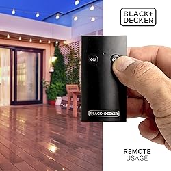 BLACK+DECKER Wireless Outdoor Timer Outlet with