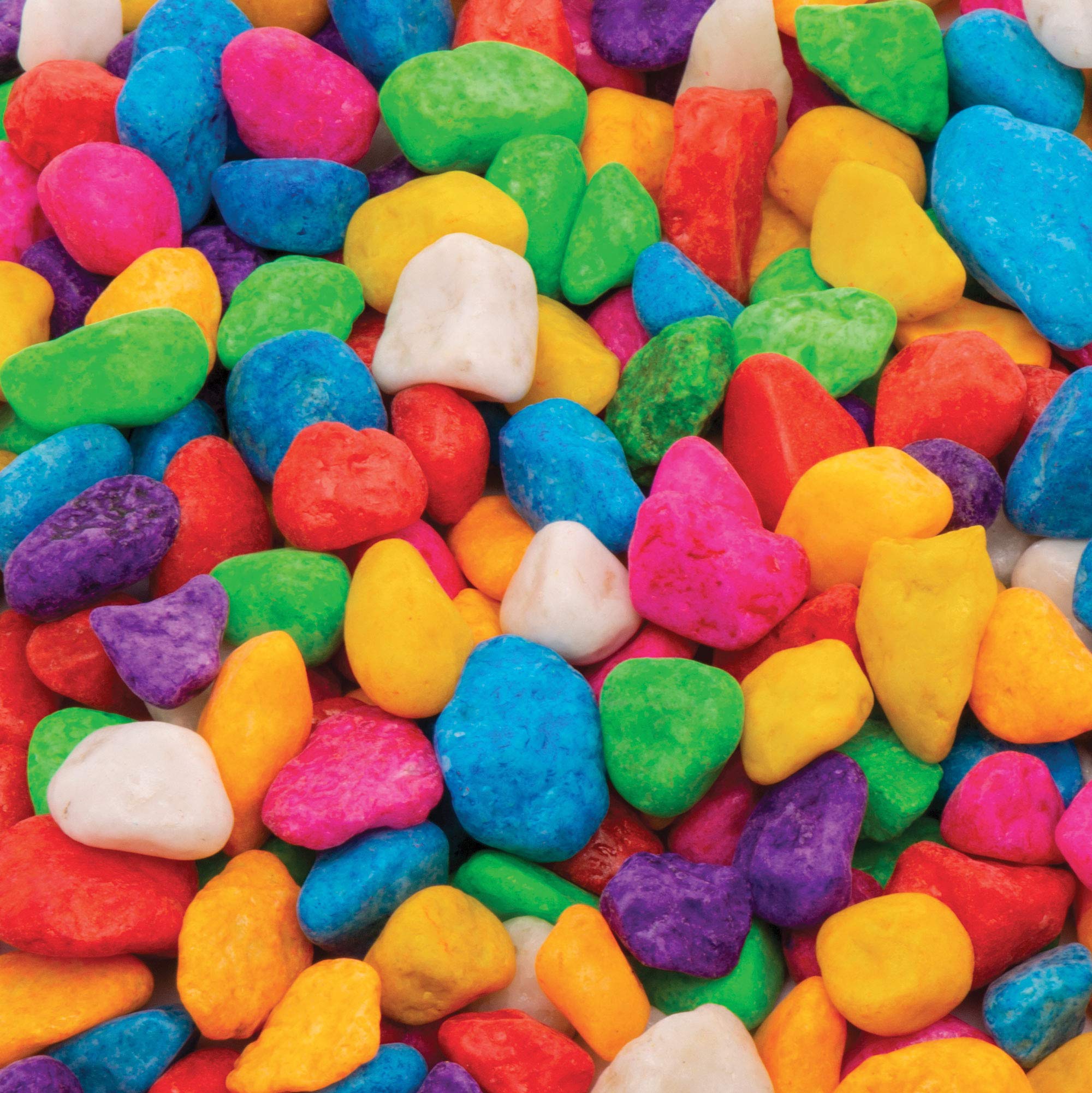 Baker Ross AW515 Mini Coloured Stones (Pack of 750G)