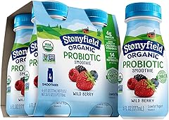 Stonyfield Organic, Low Fat Wild Berry Smoothie, 6 Fl Oz Bottles, 4Ct
