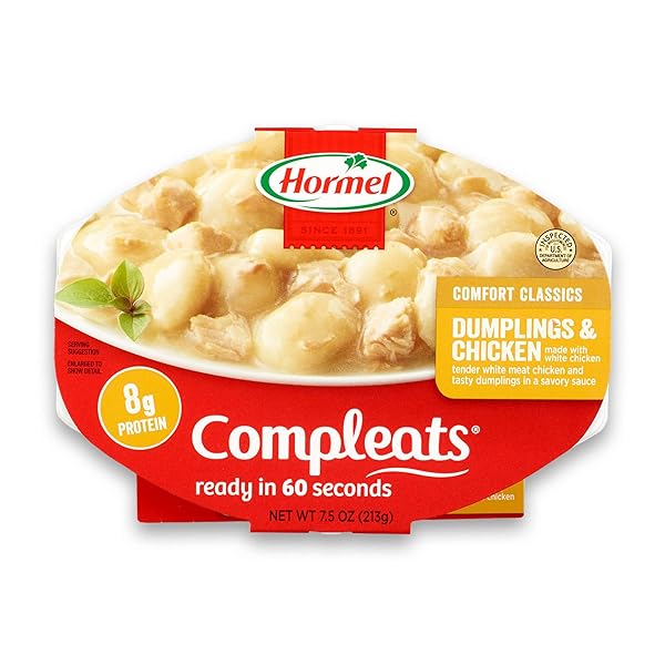HORMEL COMPLEATS CHICKEN AND DUMPLINGS 7.5 OZ (PACK OF 6)