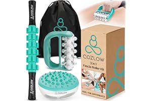 3-in-1 Fascia Roller Cellulite Remover Kit, Helps Increase Circulation & Firms Skin, Fascia Massagers for Thighs, Hips, Stoma