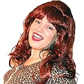 City Costume Peg Bundy Wig for Halloween, Real-Looking Beehive Wig, Adjustable, Washable & Pre-Styled